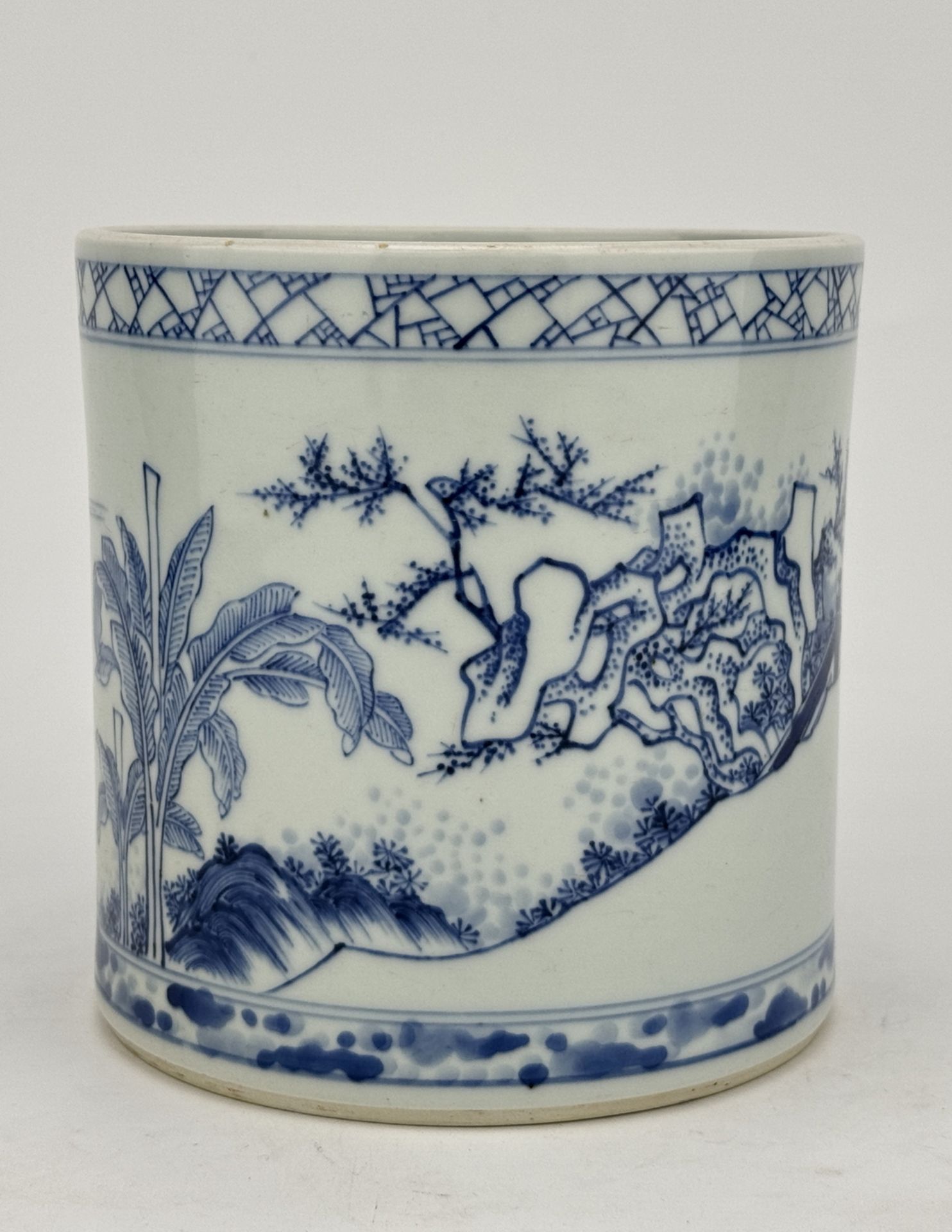 A Chinese Blue&White brushpot, 16TH/17TH Century Pr.  - Bild 3 aus 9