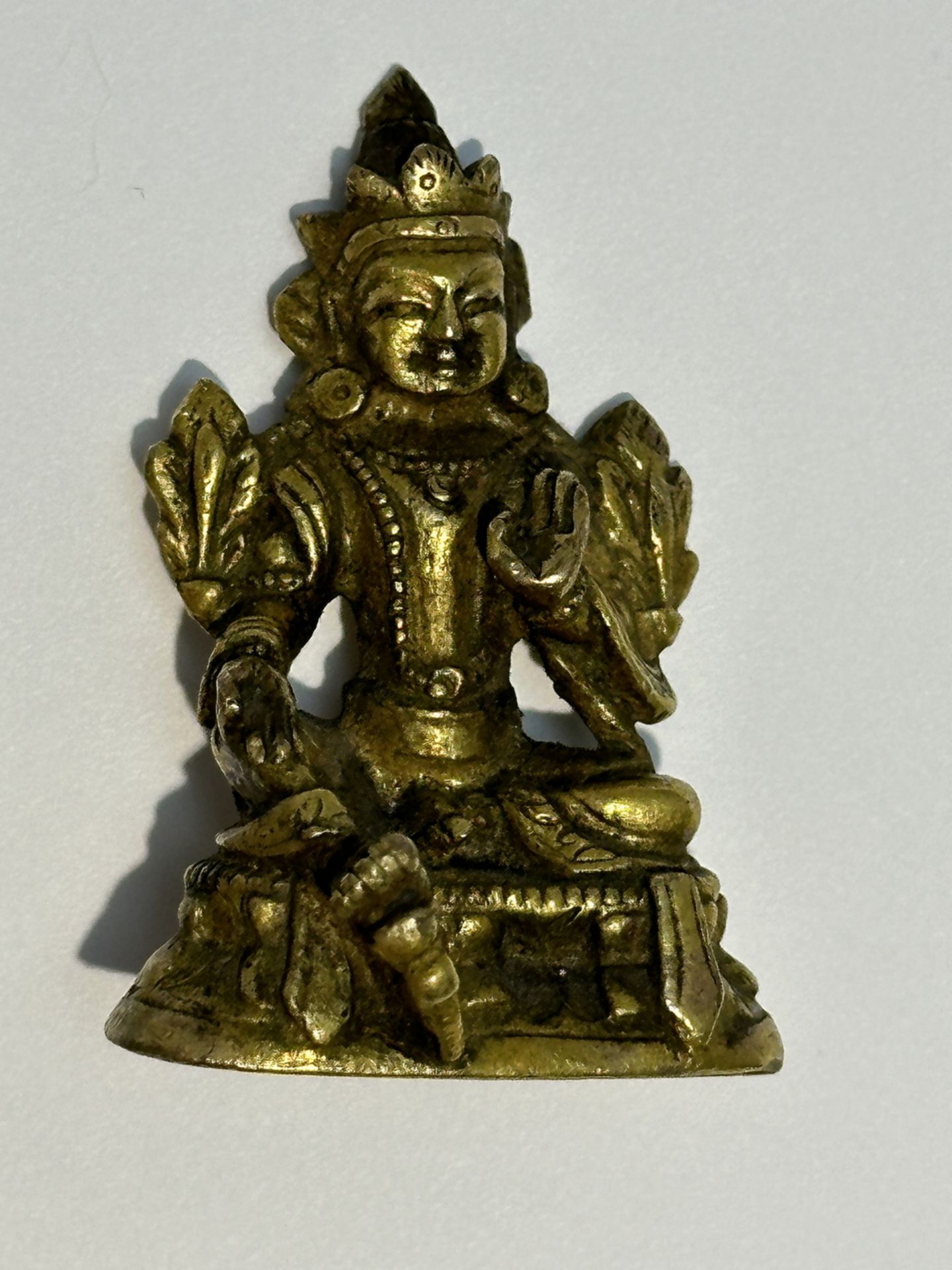 A Chinese bronze figure, 16TH/17TH Century Pr.Collection of NARA private gallary.  - Image 8 of 11