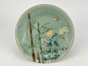 A Chinese Famille Rose dish, 19TH/20TH Century Pr.