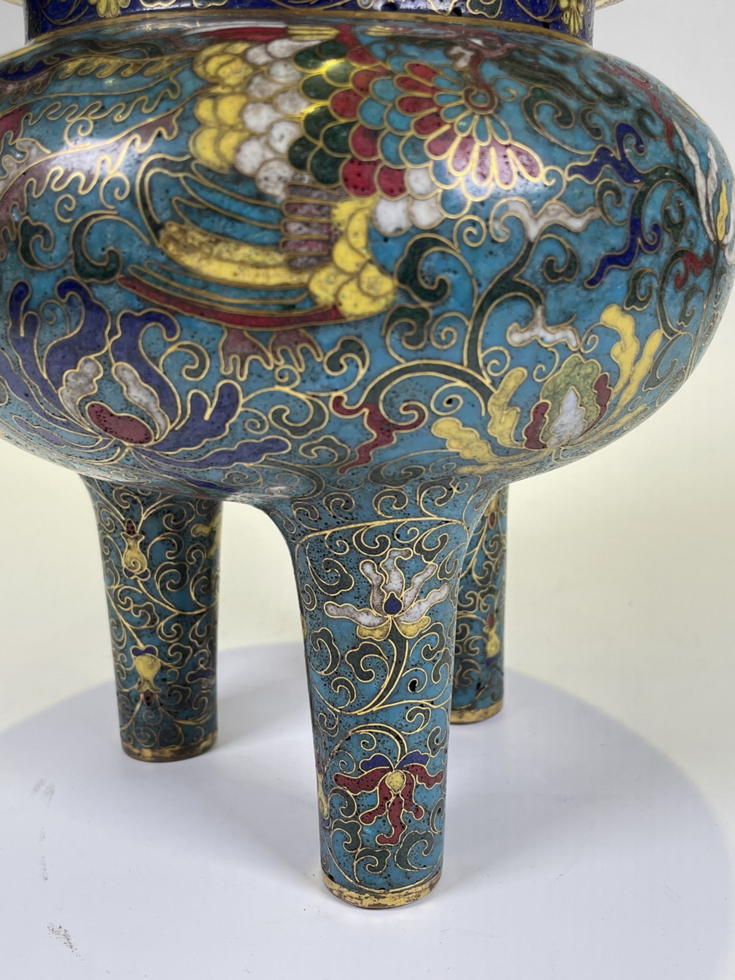 FINE CHINESE CLOISONNE, 17TH/18TH Century Pr.  Collection of NARA private gallary.  - Image 5 of 11