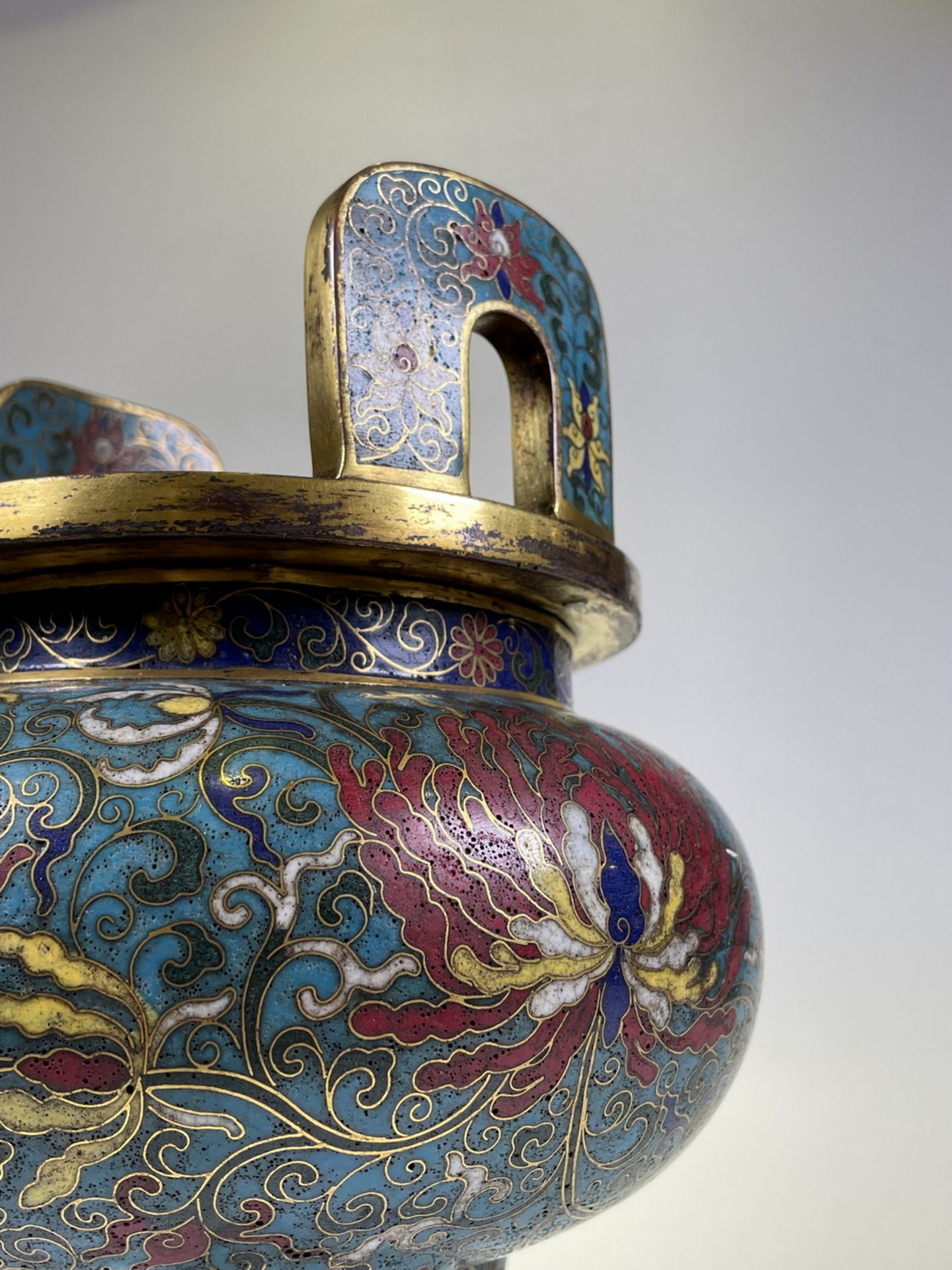 FINE CHINESE CLOISONNE, 17TH/18TH Century Pr.  Collection of NARA private gallary.  - Image 11 of 11