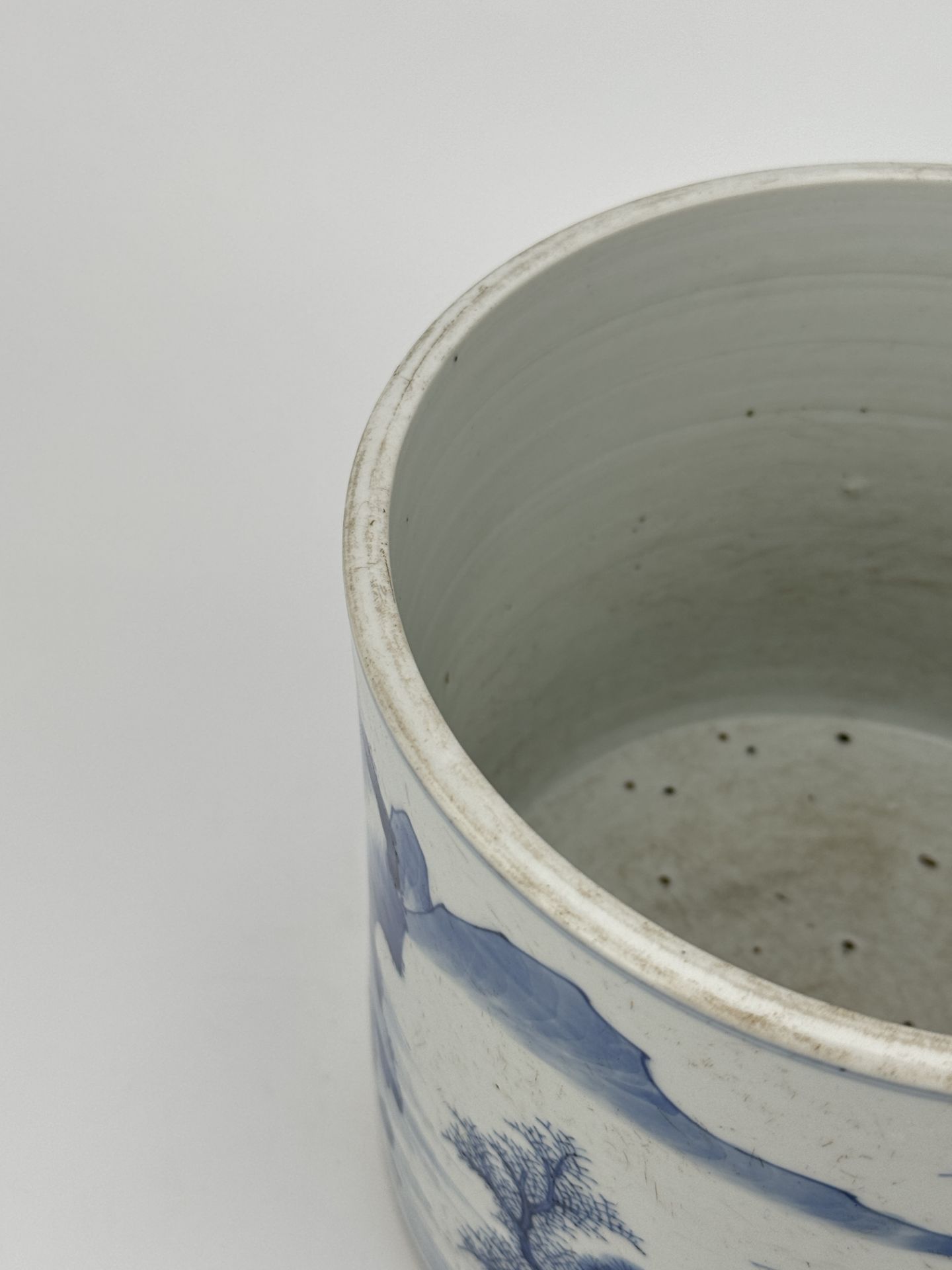 A Chinese Blue&White brushpot, 16TH/17TH Century Pr.  - Image 4 of 9