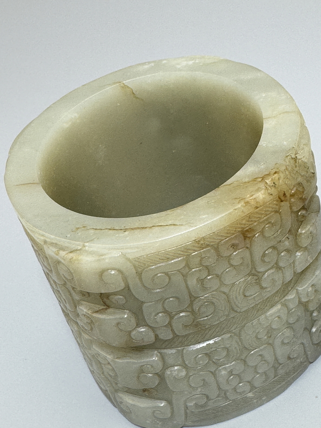 A Chinese jade ornament, 13TH/16TH Century Pr.Collection of NARA private gallary.  - Image 11 of 12