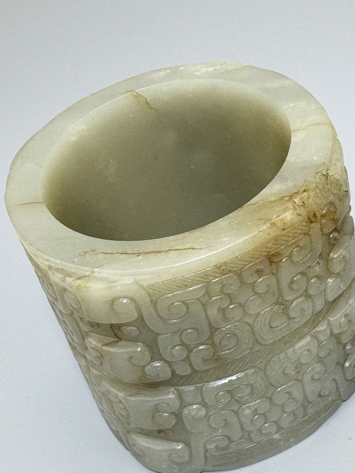 A Chinese jade ornament, 13TH/16TH Century Pr.Collection of NARA private gallary.  - Bild 11 aus 12