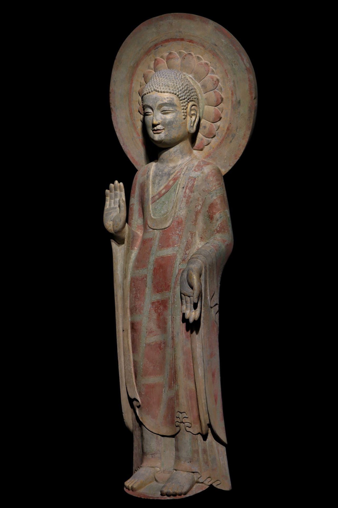 A Chinese stone sculpture, 14TH Century earlier Pr. Collection of NARA private gallary. - Image 3 of 9