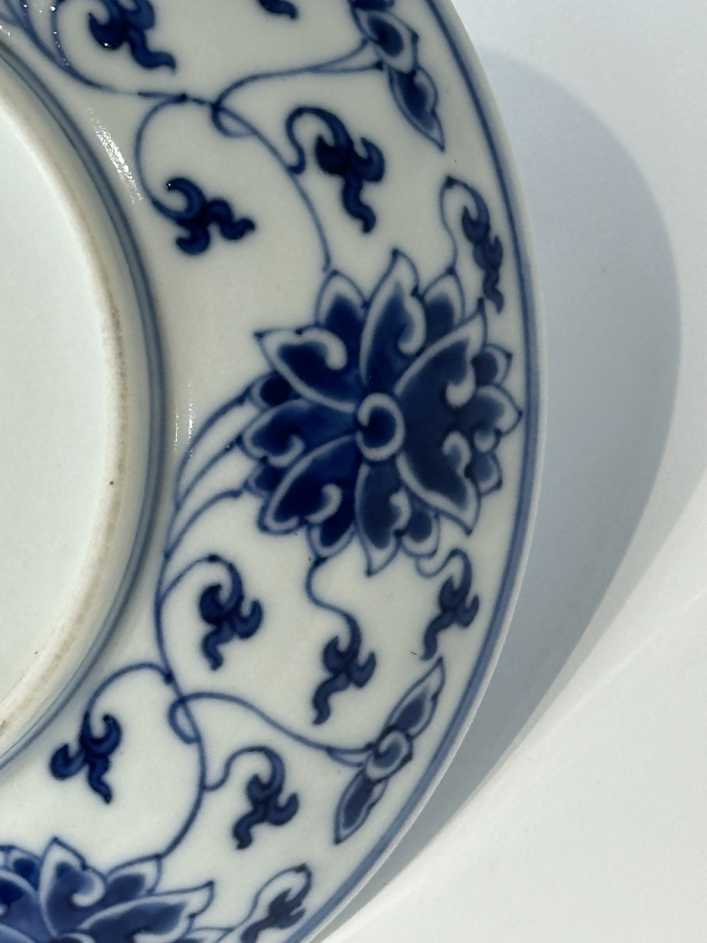 A Chinese Blue&white dish, 19TH/20TH Century Pr.  - Bild 8 aus 8