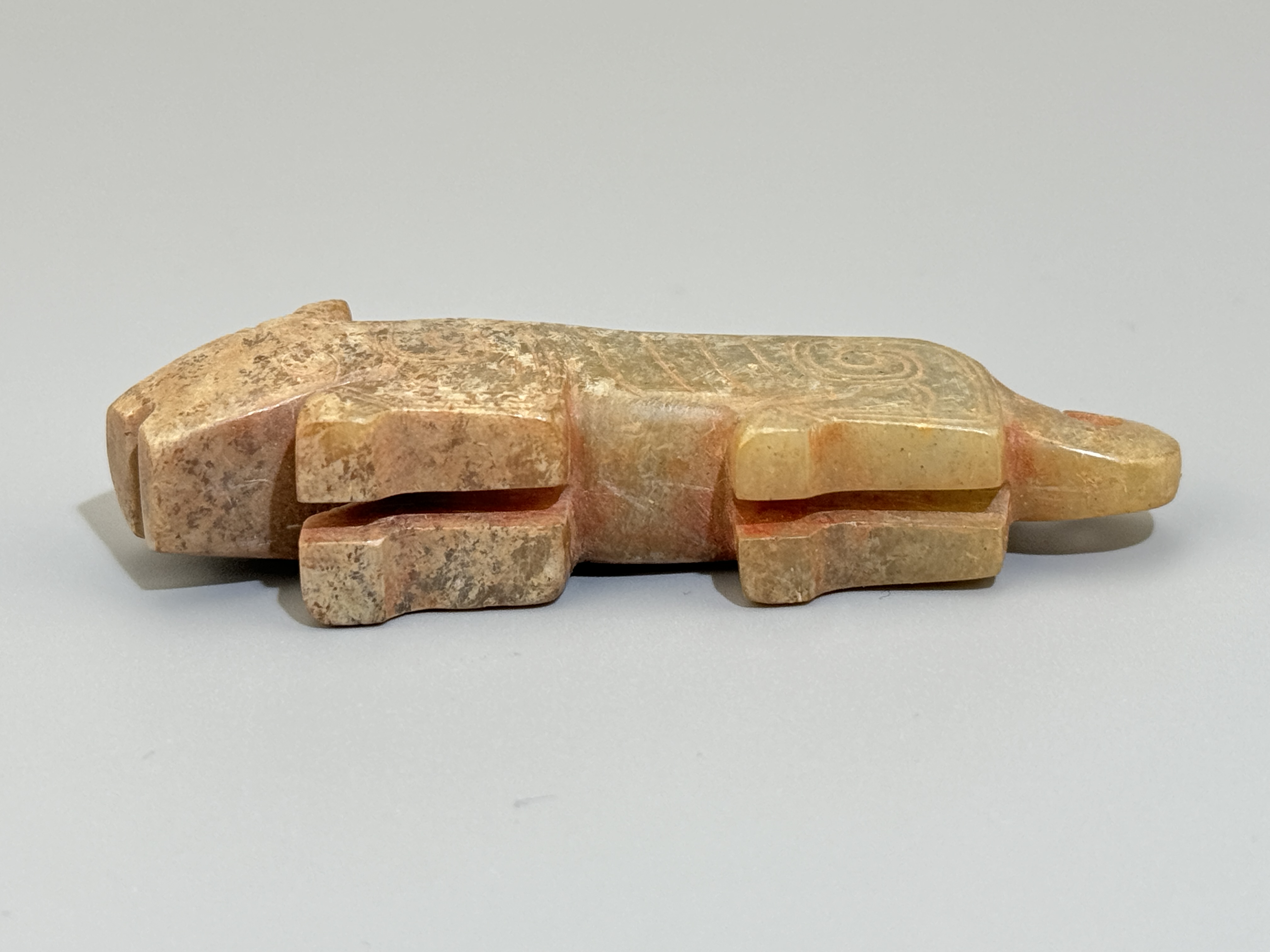 A Chinese jade ornament, 13TH/16TH Century Pr.Collection of NARA private gallary.  - Image 5 of 7