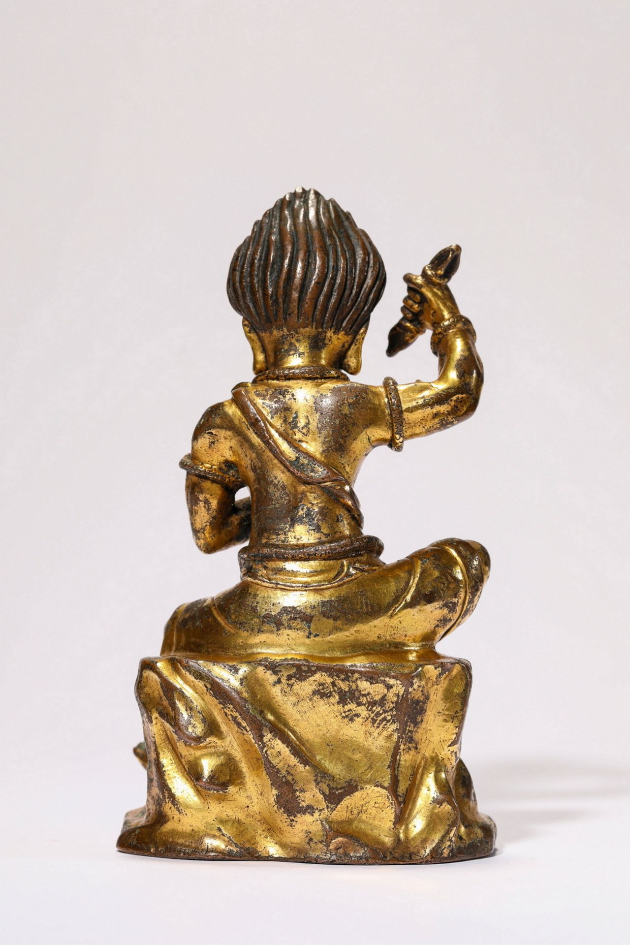 A Chinese bronze figure, 16TH/17TH Century Pr.Collection of NARA private gallary.  - Bild 5 aus 6