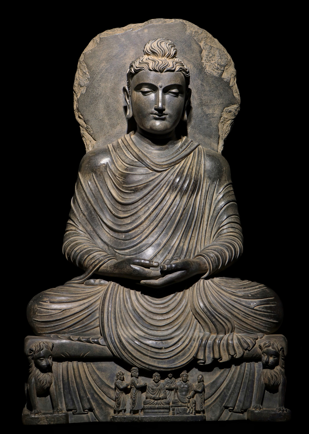 A Chinese stone sculpture, 14TH Century earlier Pr. Collection of NARA private gallary.