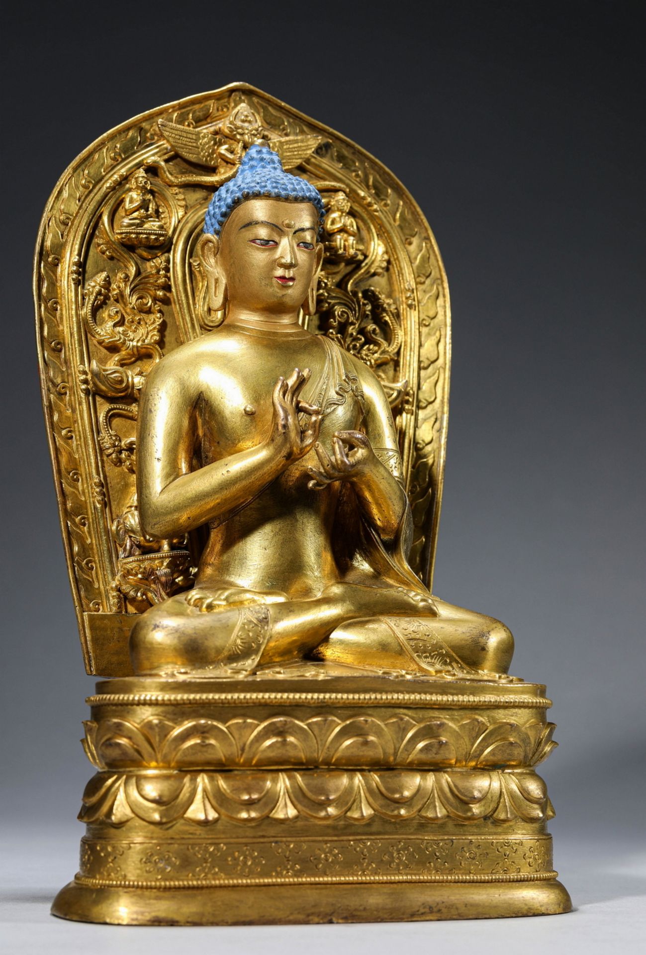 A Chinese bronze figure, 16TH/17TH Century Pr.Collection of NARA private gallary.  - Image 2 of 6