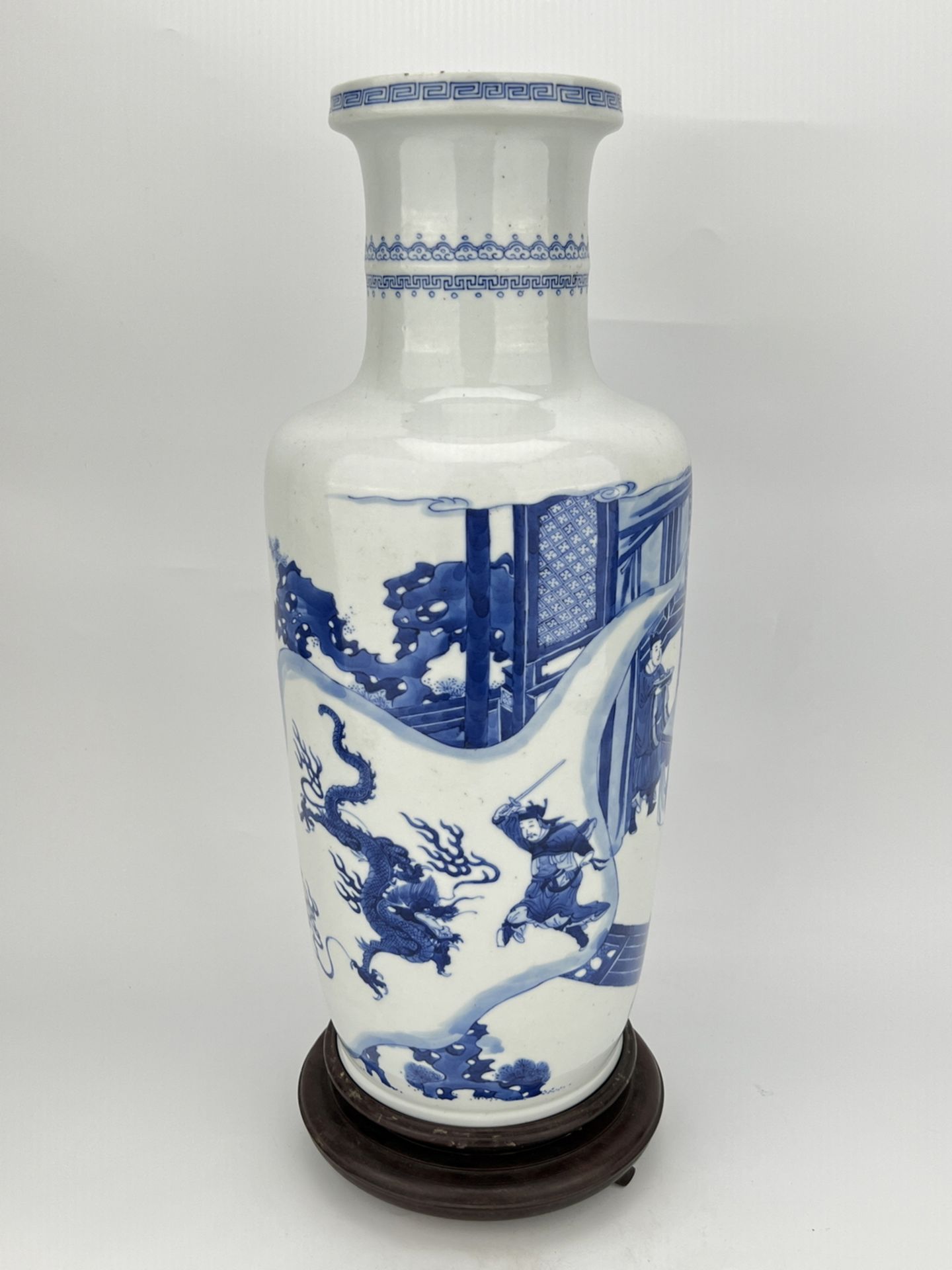 A Chinese Blue&White vase, 17TH/18TH Century Pr.  - Bild 5 aus 14