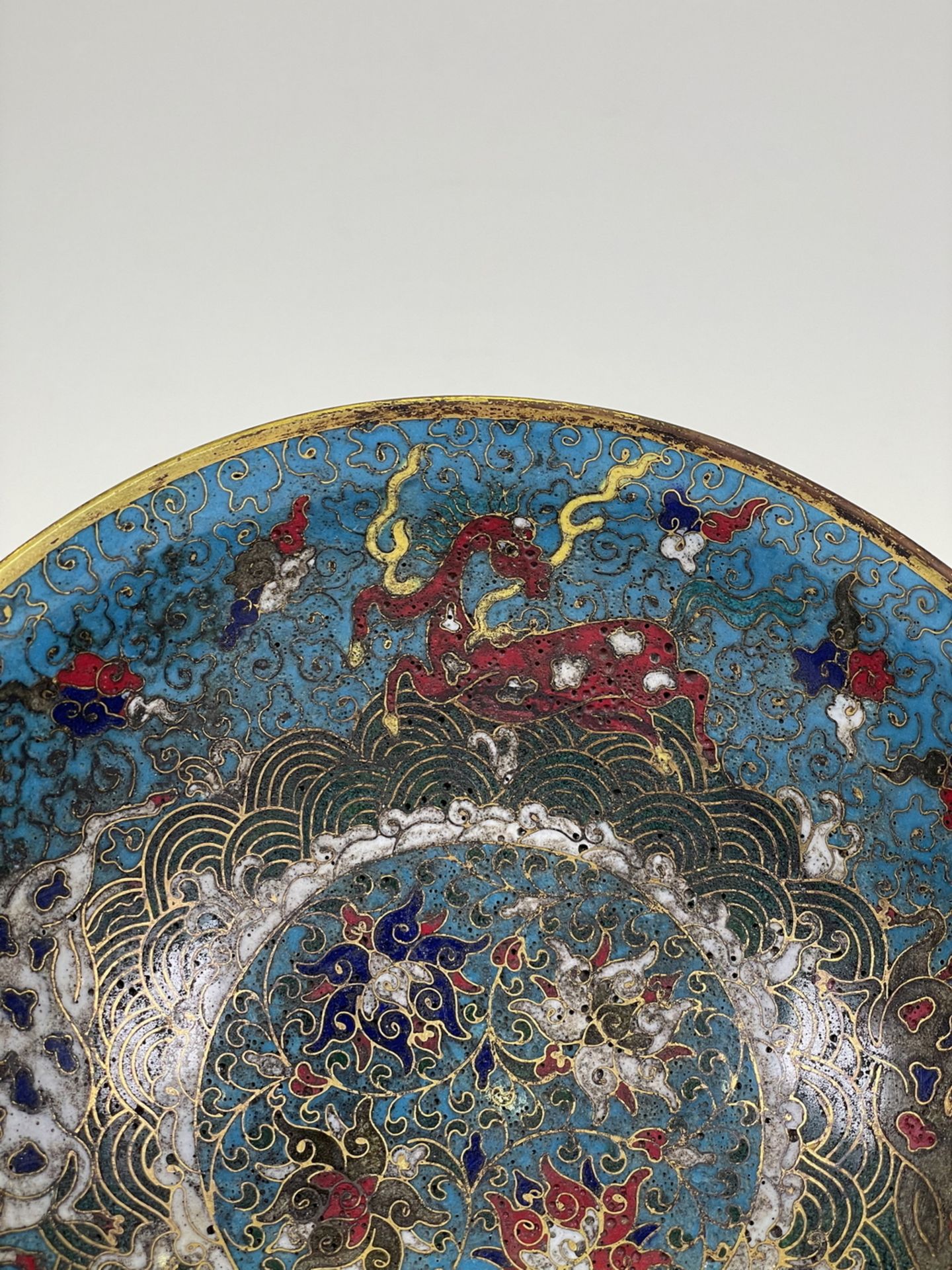 FINE CHINESE CLOISONNE, 17TH/18TH Century Pr.  Collection of NARA private gallary.  - Image 9 of 11