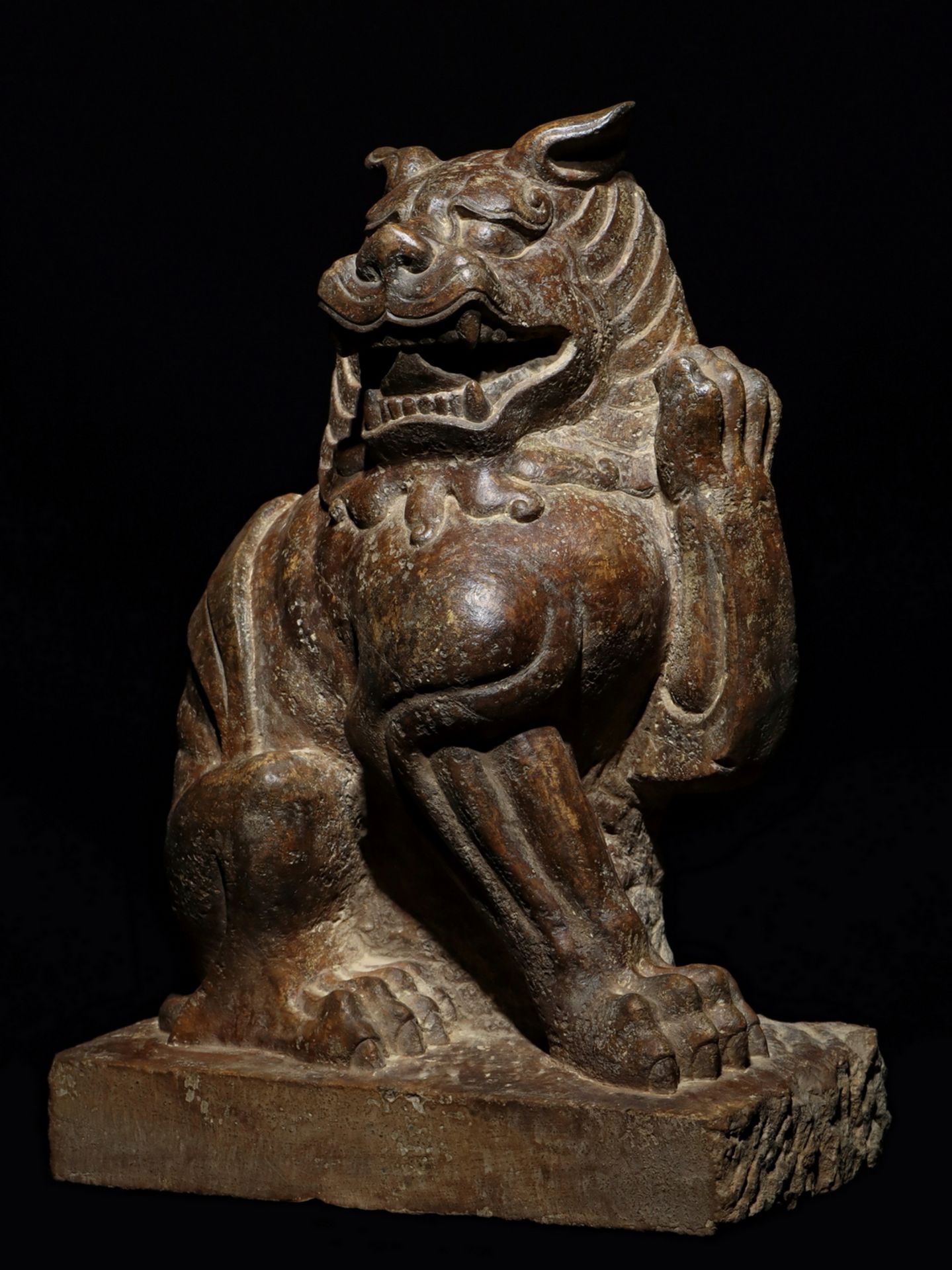 A Chinese stone sculpture, 14TH Century earlier Pr. Collection of NARA private gallary. - Bild 2 aus 9
