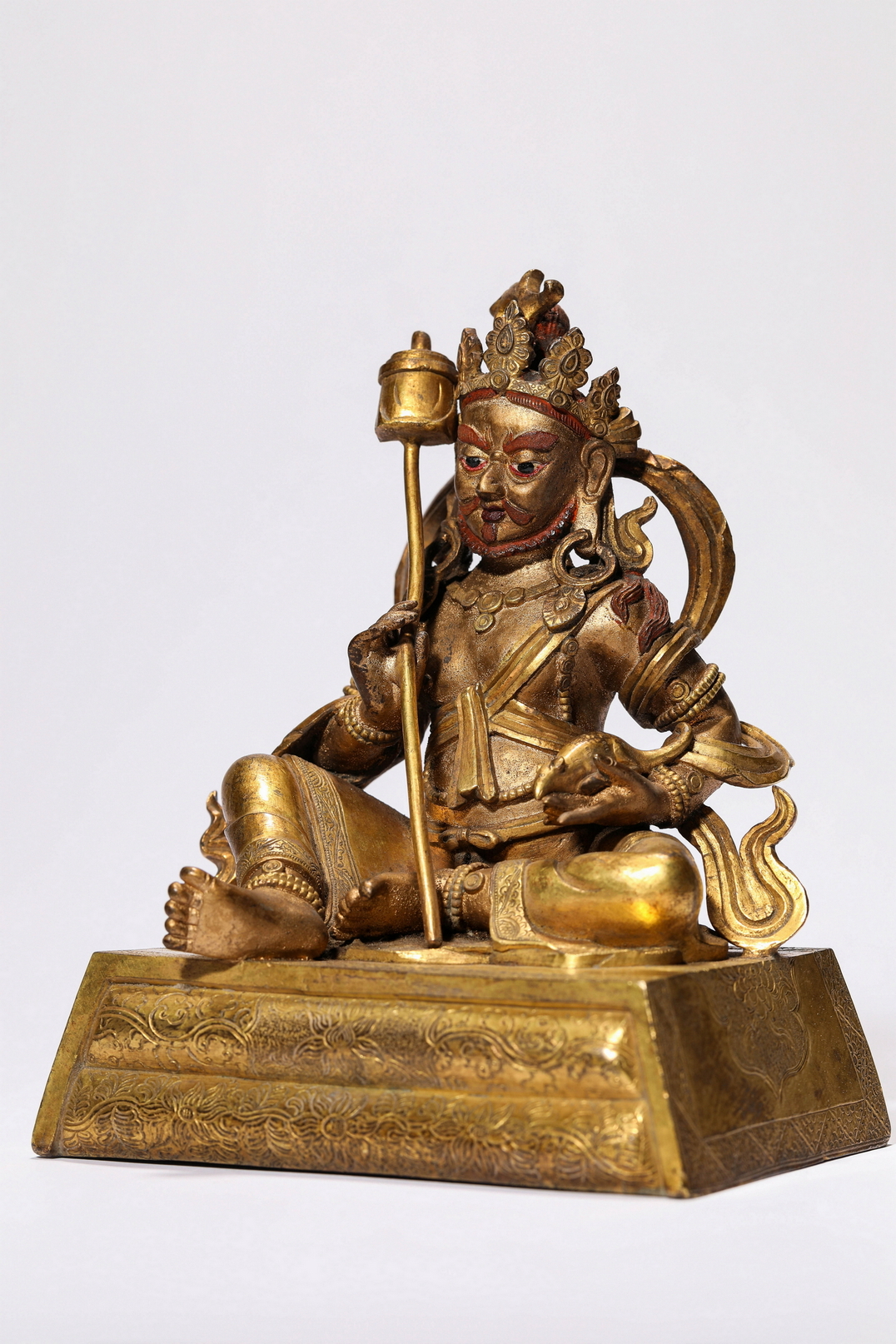 A Chinese bronze figure, 16TH/17TH Century Pr.Collection of NARA private gallary.  - Image 2 of 7