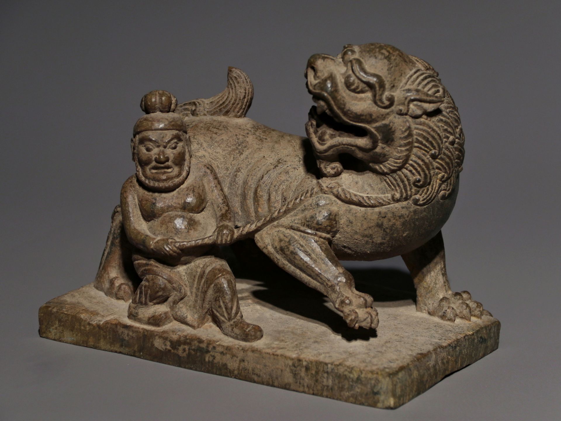 A Chinese stone sculpture, 14TH Century earlier Pr. Collection of NARA private gallary. - Bild 2 aus 7