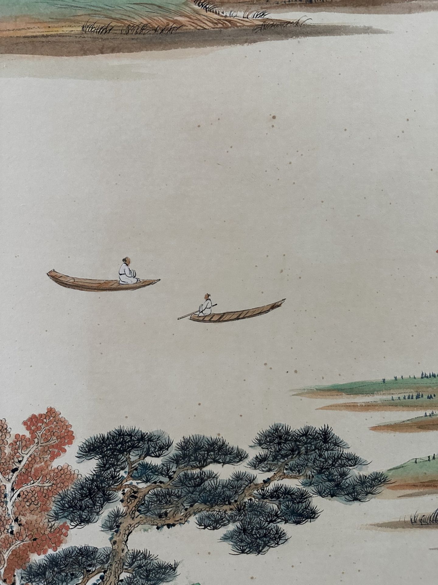 Two Chinese hand paintings, 19TH/20TH Century Pr. - Bild 8 aus 19