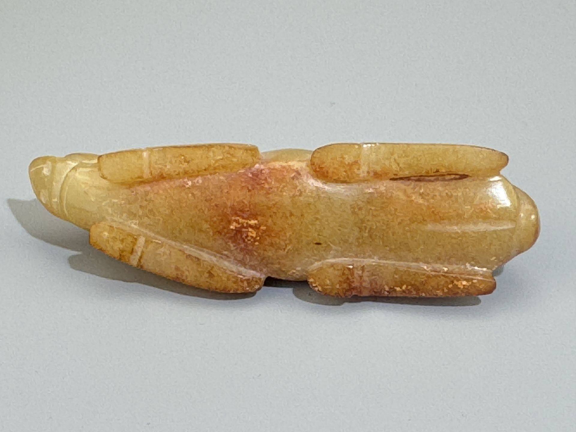 A Chinese jade ornament, 13TH/16TH Century Pr.Collection of NARA private gallary.  - Image 4 of 8