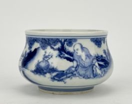 A Chinese Blue&White censor, 17TH/18TH Century Pr.
