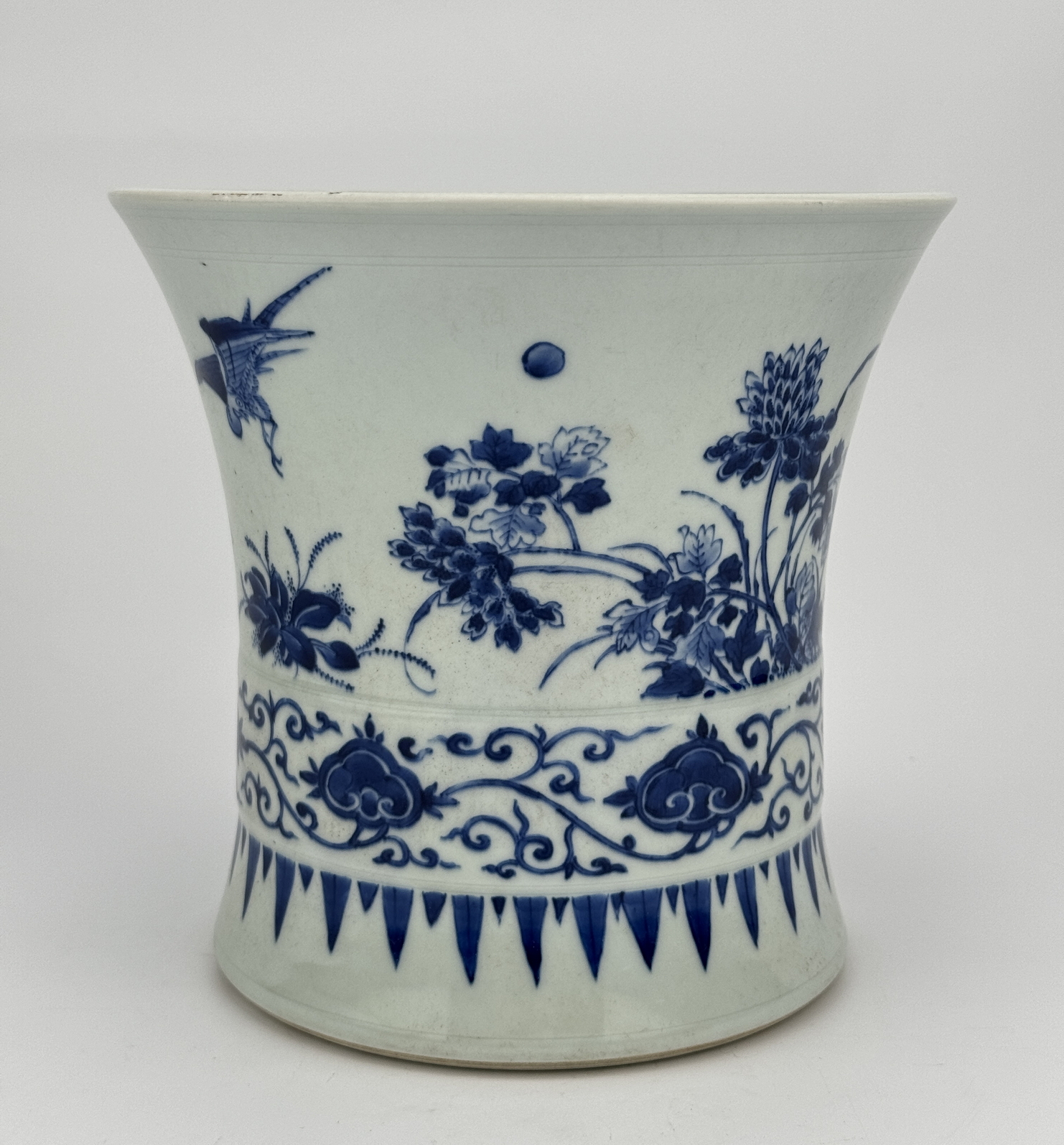A Chinese Blue&White brush pot, 16TH/17TH Century Pr.  - Image 3 of 11