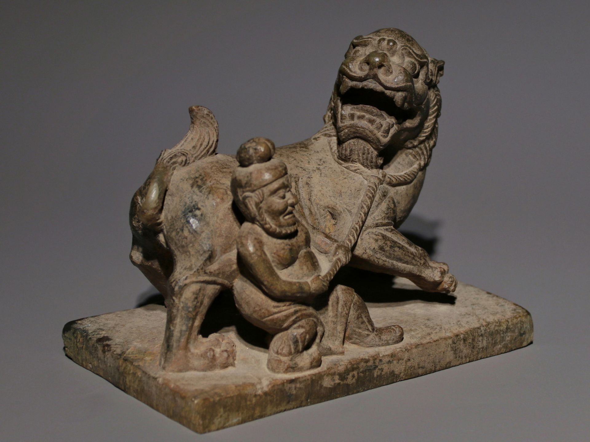 A Chinese stone sculpture, 14TH Century earlier Pr. Collection of NARA private gallary. - Bild 3 aus 7