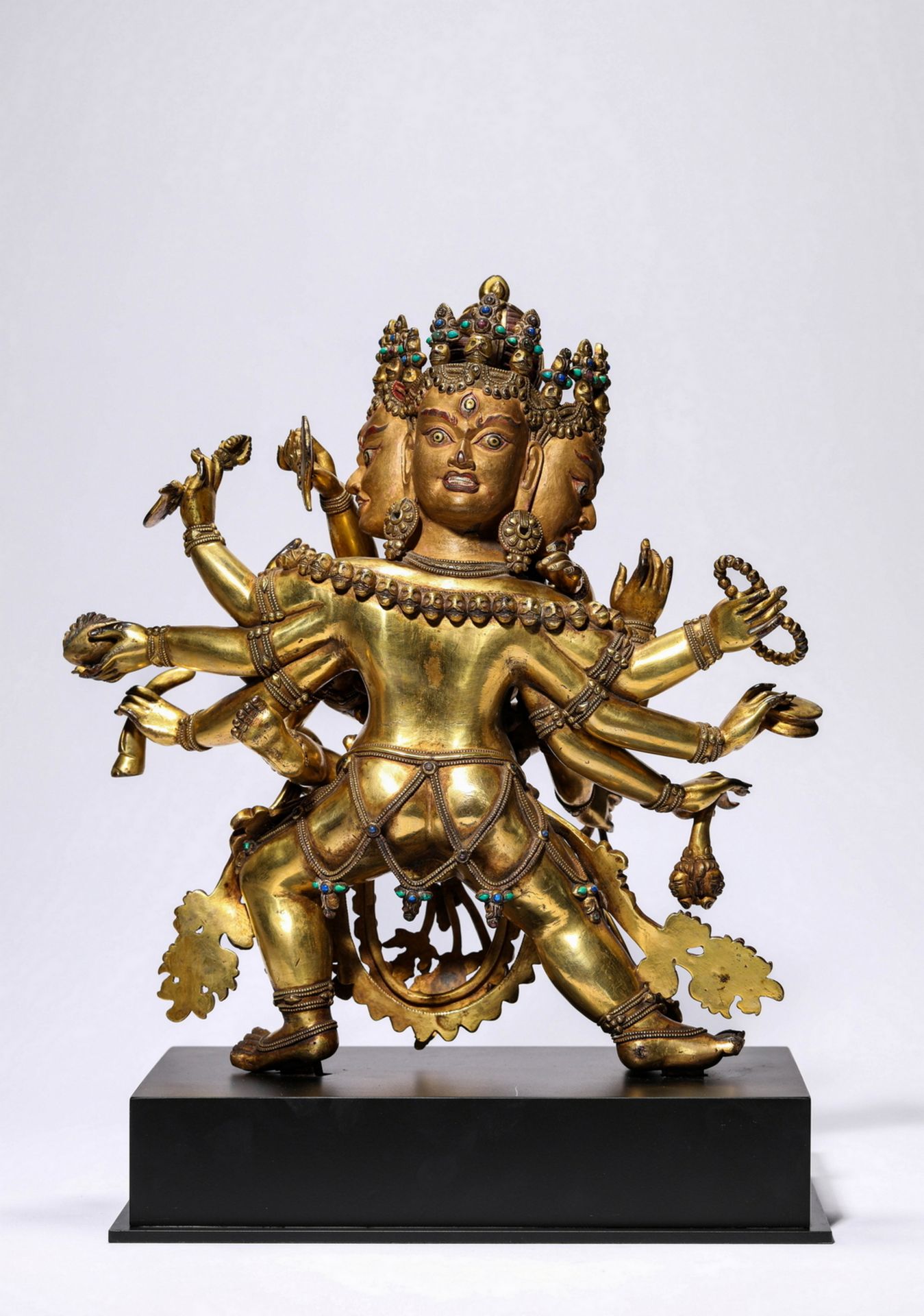 A Chinese bronze figure, 16TH/17TH Century Pr.Collection of NARA private gallary.  - Image 7 of 8