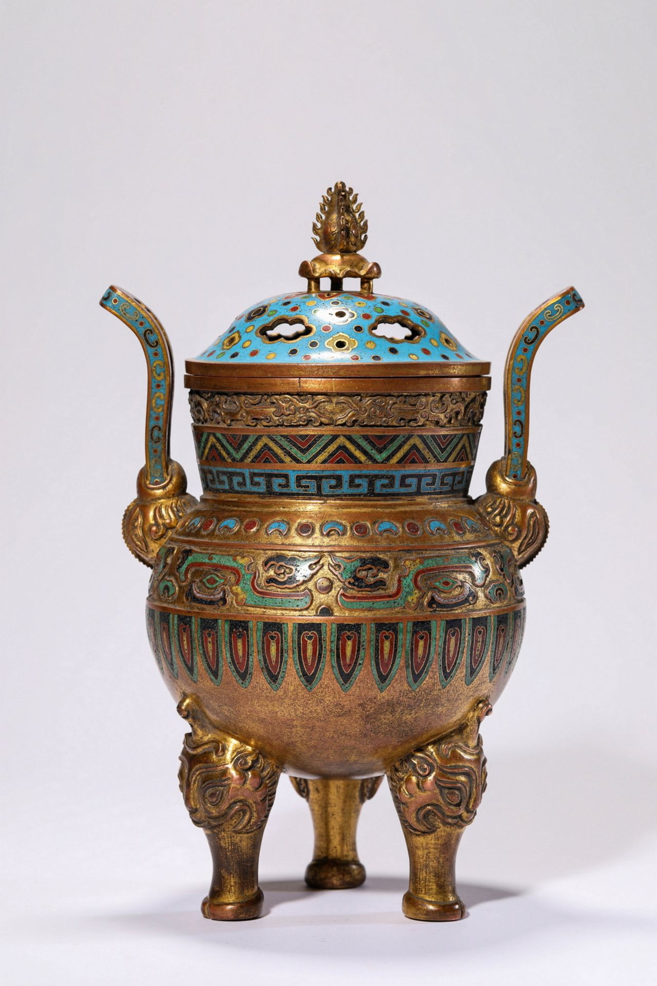 FINE CHINESE CLOISONNE, 17TH/18TH Century Pr.  Collection of NARA private gallary.  - Bild 5 aus 7