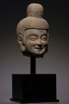 A Chinese stone sculpture, 14TH Century earlier Pr. Collection of NARA private gallary.