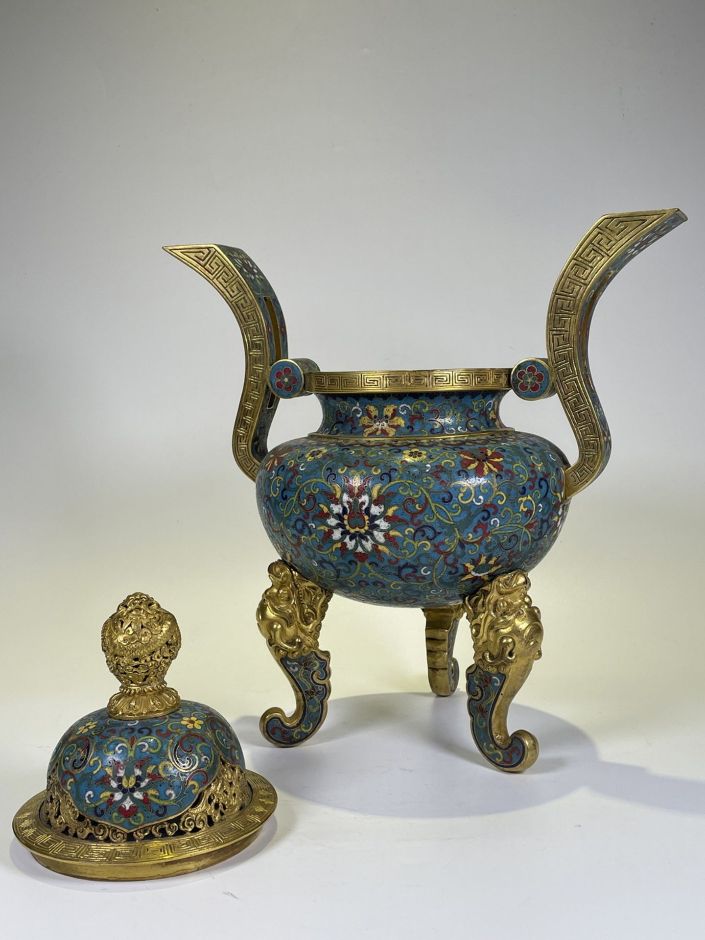 FINE CHINESE CLOISONNE, 17TH/21TH Century Pr.  Collection of NARA private gallary. - Bild 8 aus 11