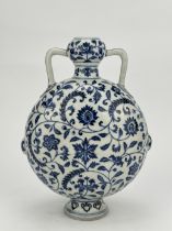 A Chinese Blue&White moonflask vase, 16TH Century Pr.
