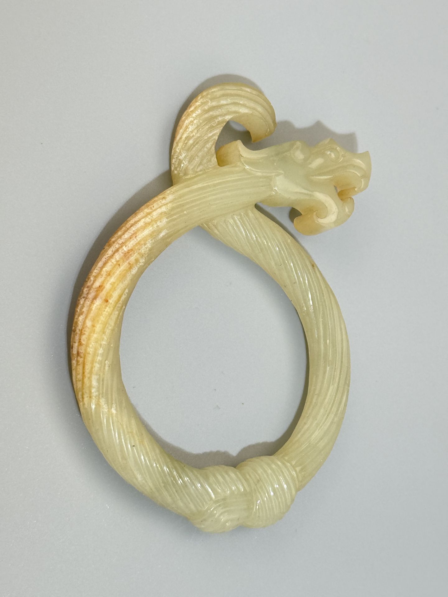 A Chinese jade ornament, 13TH/16TH Century Pr.Collection of NARA private gallary. - Image 4 of 7