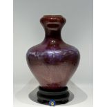 A Chinese red vase, 18TH/19TH Century Pr.