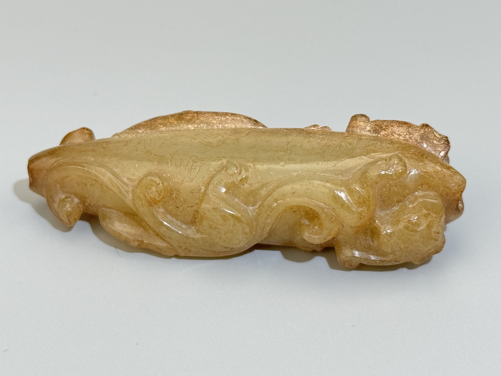 A Chinese jade ornament, 13TH/16TH Century Pr.Collection of NARA private gallary.  - Image 9 of 9