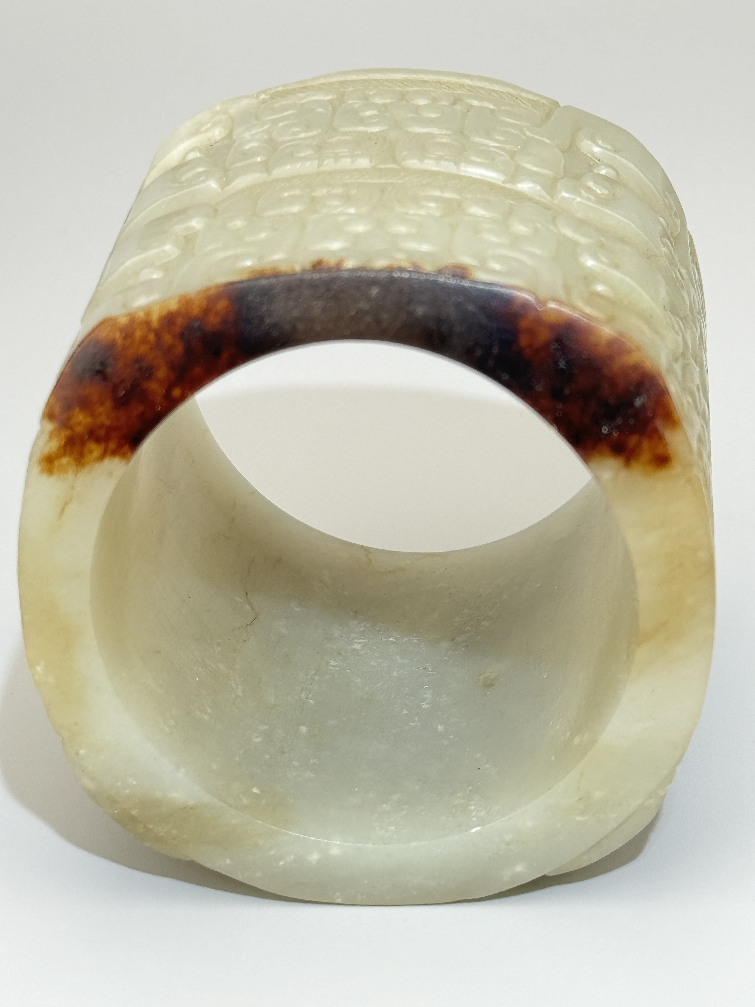 A Chinese jade ornament, 13TH/16TH Century Pr.Collection of NARA private gallary.  - Image 5 of 12