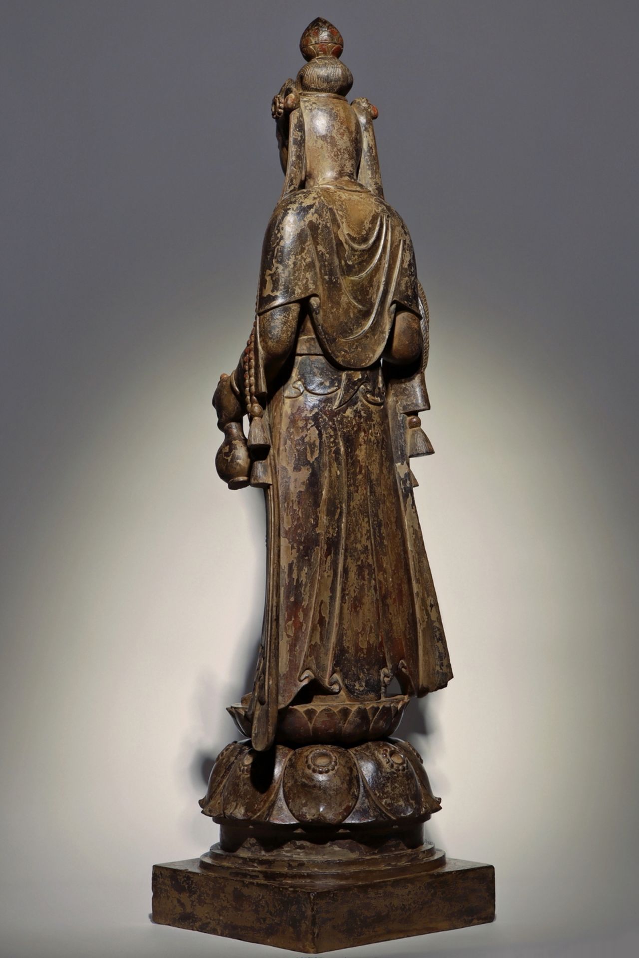 A Chinese stone sculpture, 14TH Century earlier Pr. Collection of NARA private gallary. - Image 9 of 9