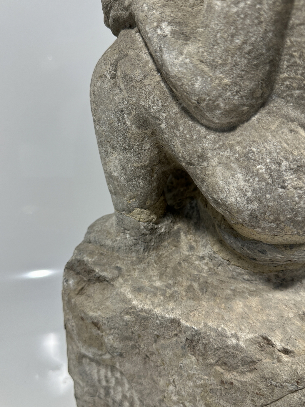 A stone sculpture, 14TH Century Pr. - Image 9 of 14