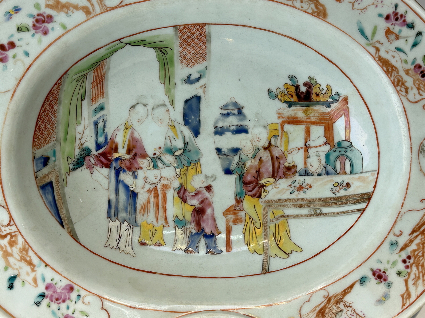 A Chinese Famille Rose dish, 17TH/18TH Century Pr. - Image 3 of 11