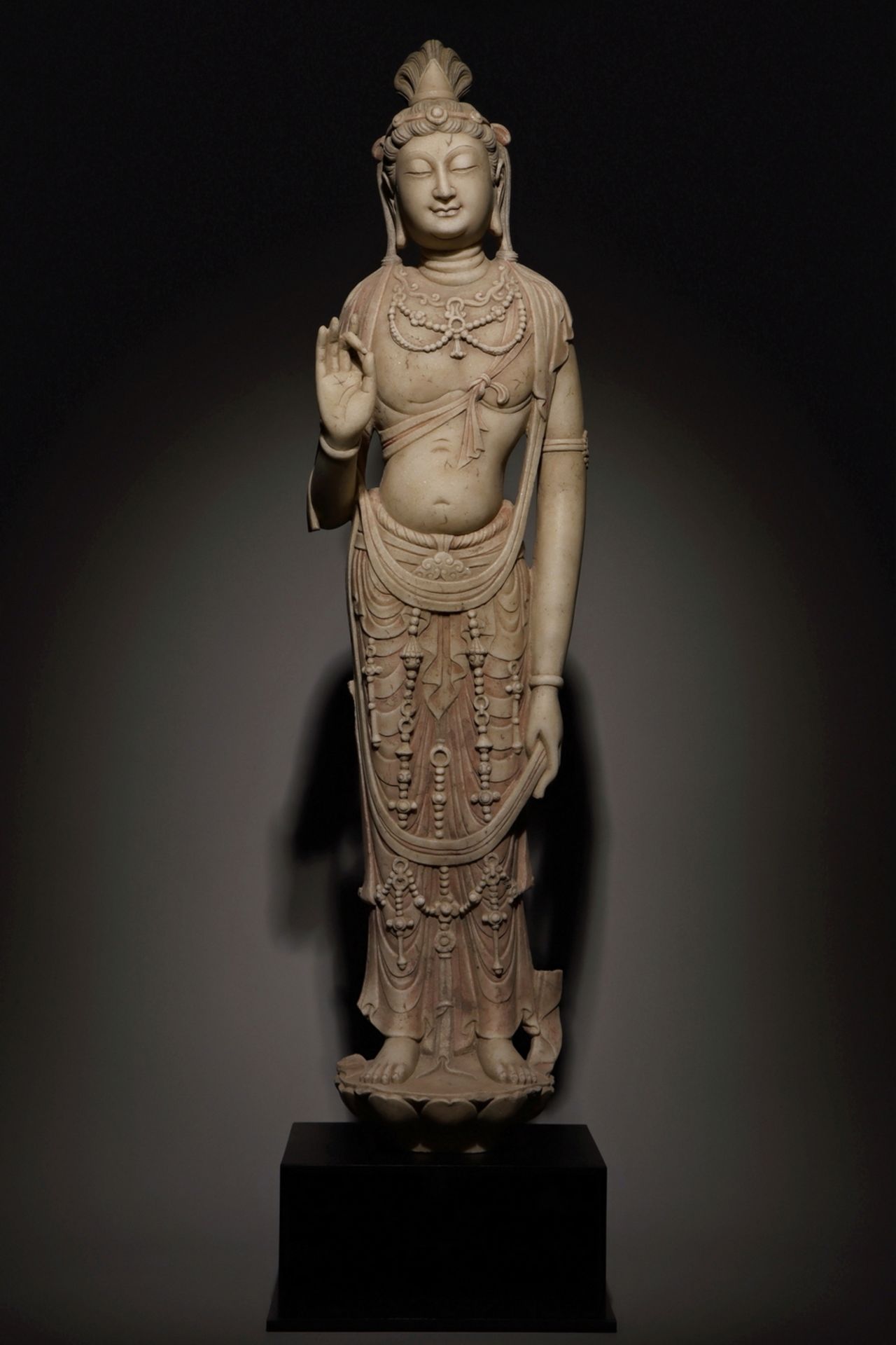 A Chinese stone sculpture, 14TH Century earlier Pr. Collection of NARA private gallary.