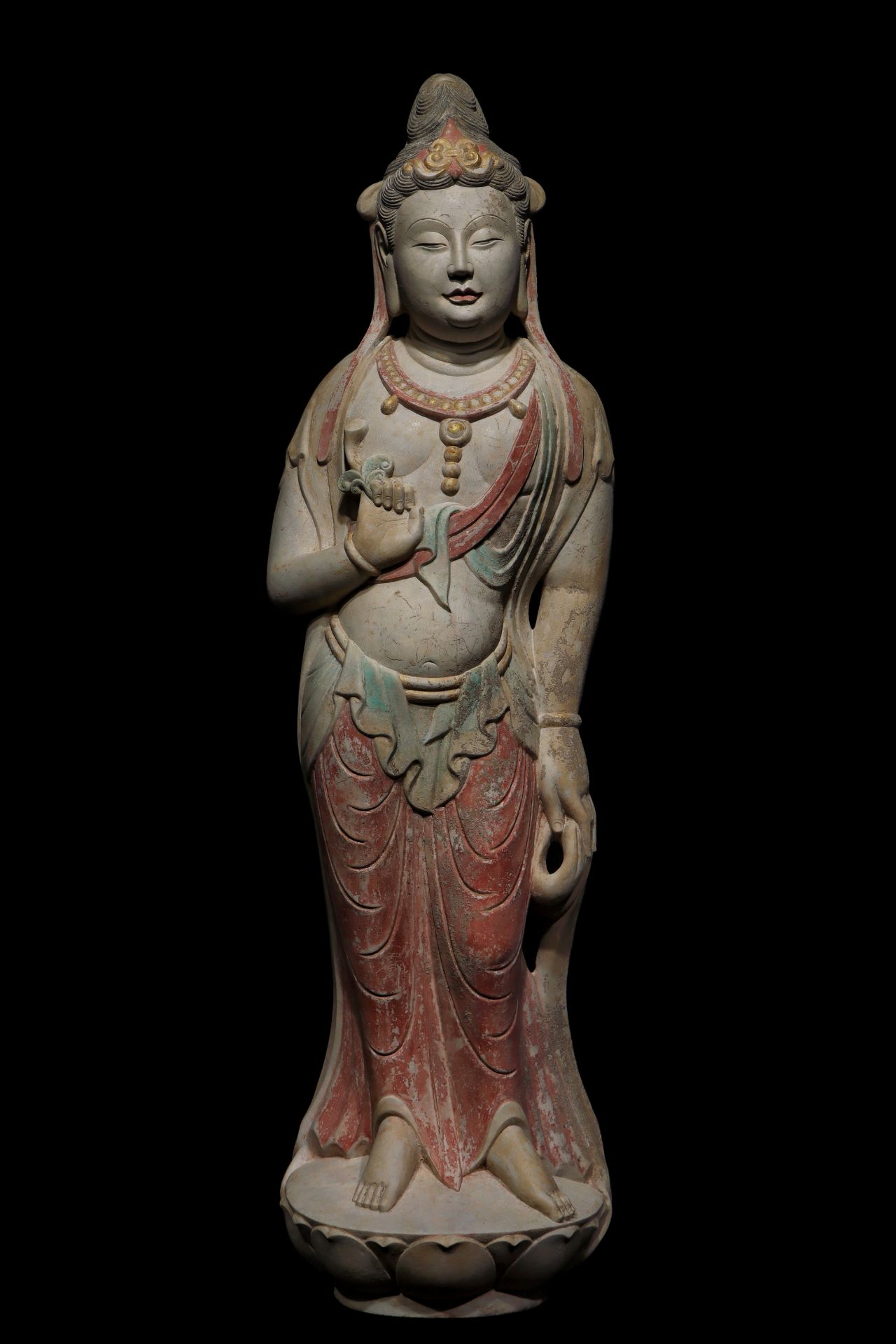 A Chinese stone sculpture, 14TH Century earlier Pr. Collection of NARA private gallary.