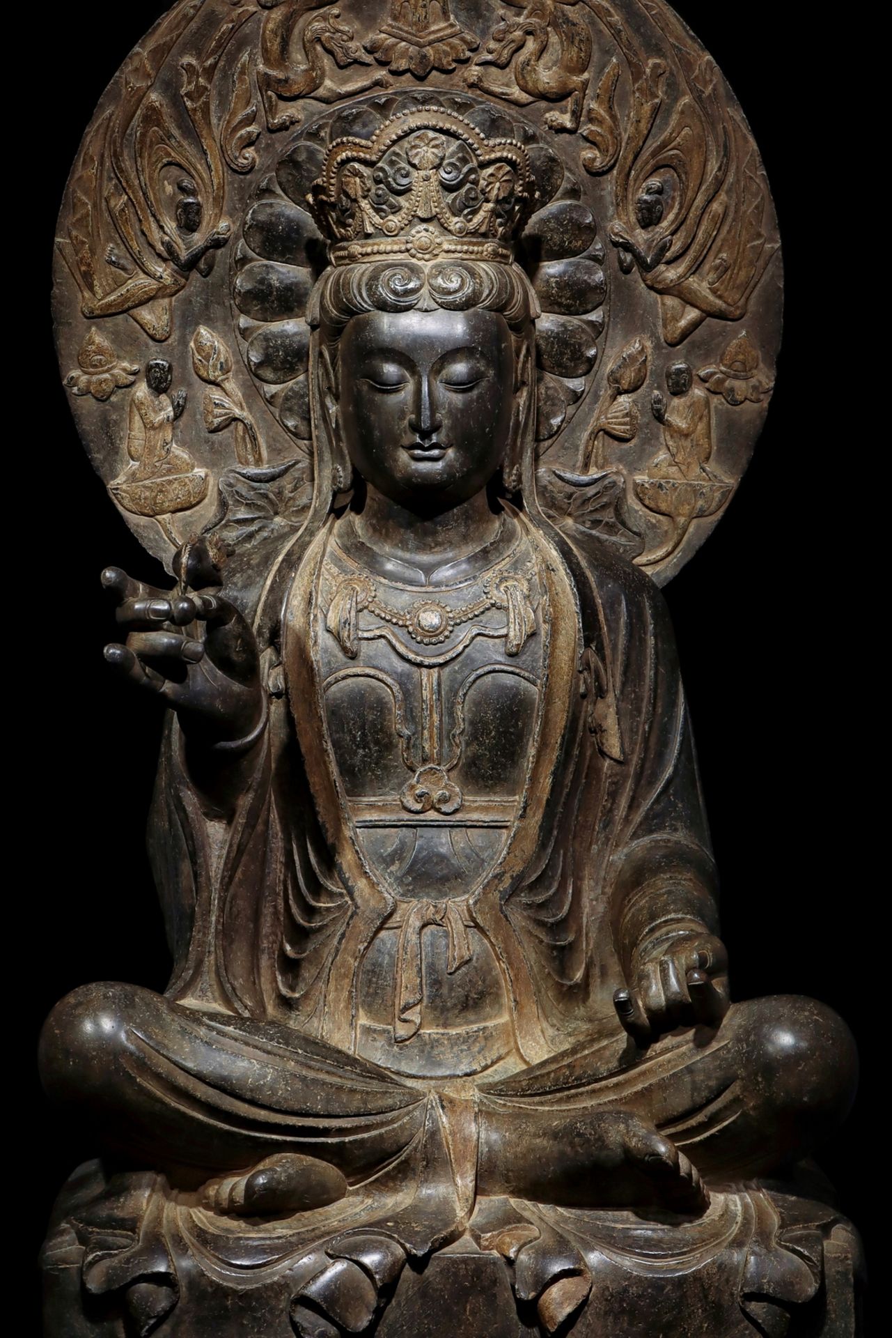 A Chinese stone sculpture, 14TH Century earlier Pr. Collection of NARA private gallary. - Bild 4 aus 9