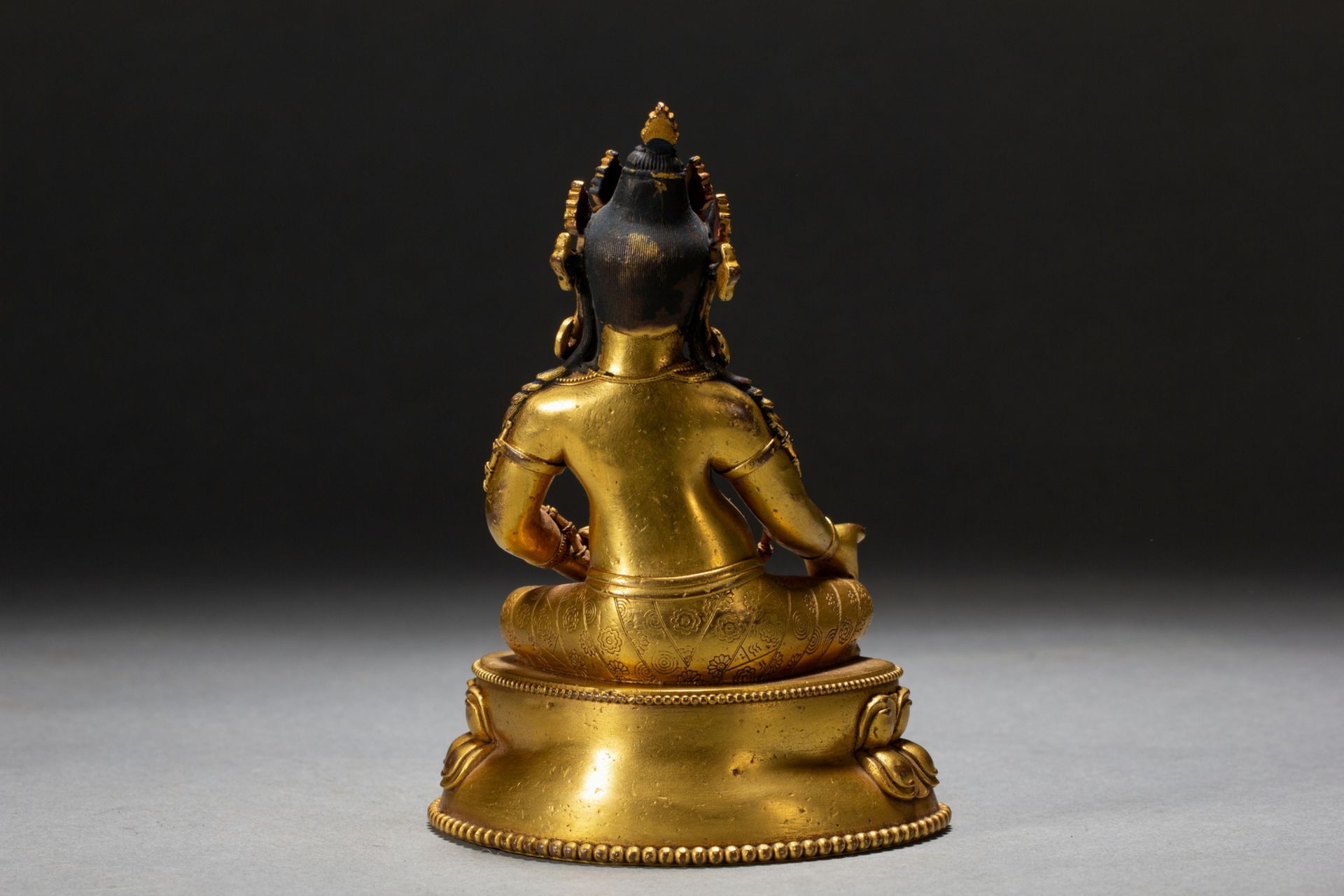 A Chinese bronze figure, 16TH/17TH Century Pr.Collection of NARA private gallary.  - Image 8 of 9