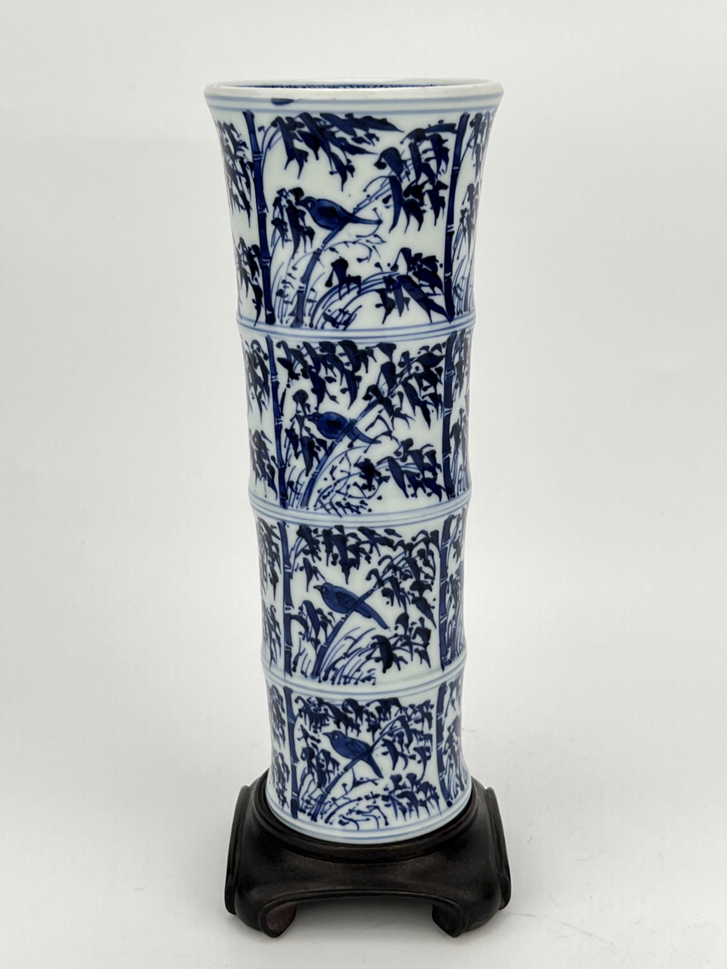 A Chinese Blue&White brushpot, 16TH/17TH Century Pr.  - Image 4 of 10