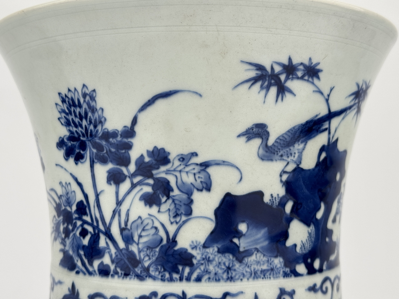 A Chinese Blue&White brush pot, 16TH/17TH Century Pr.  - Image 5 of 11