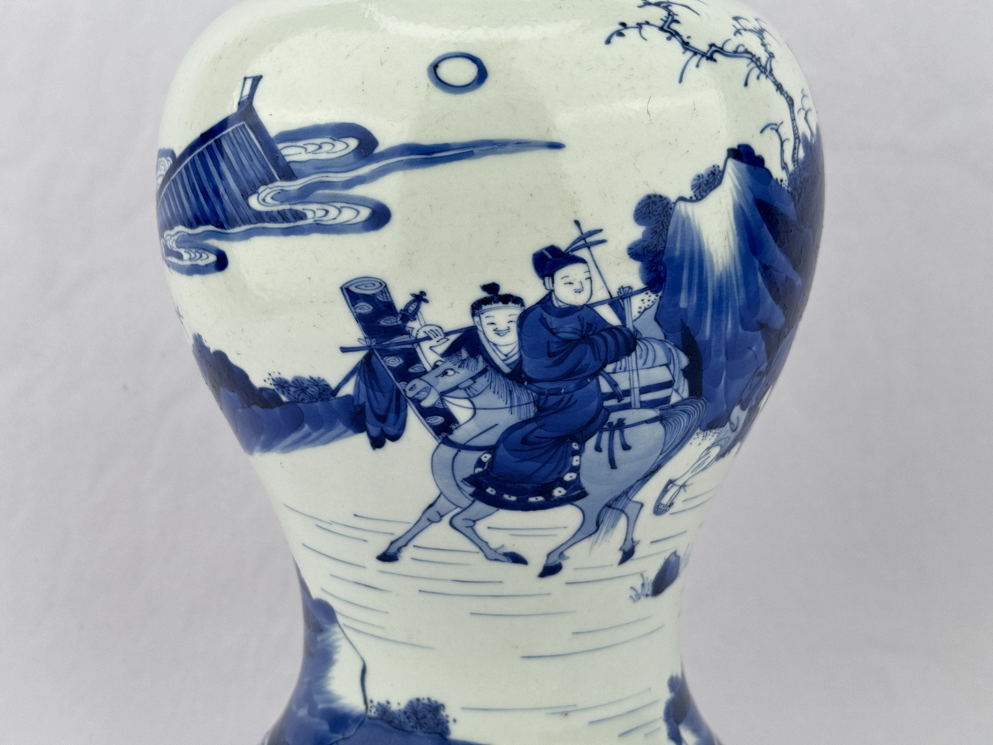 A Chinese Blue&White vase, 17TH/18TH Century Pr. - Image 7 of 11