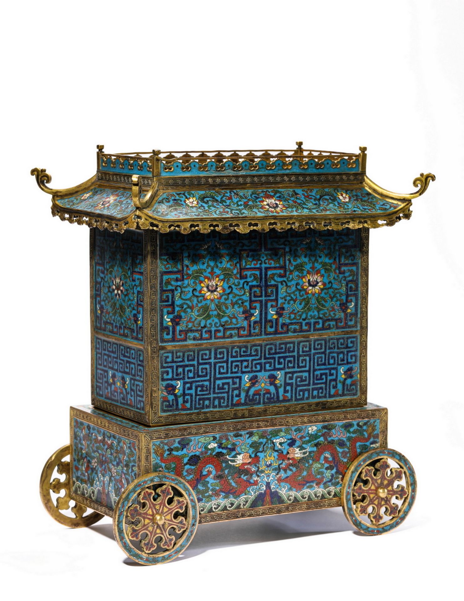 FINE CHINESE CLOISONNE, 17TH/18TH Century Pr.  Collection of NARA private gallary.  - Bild 4 aus 7