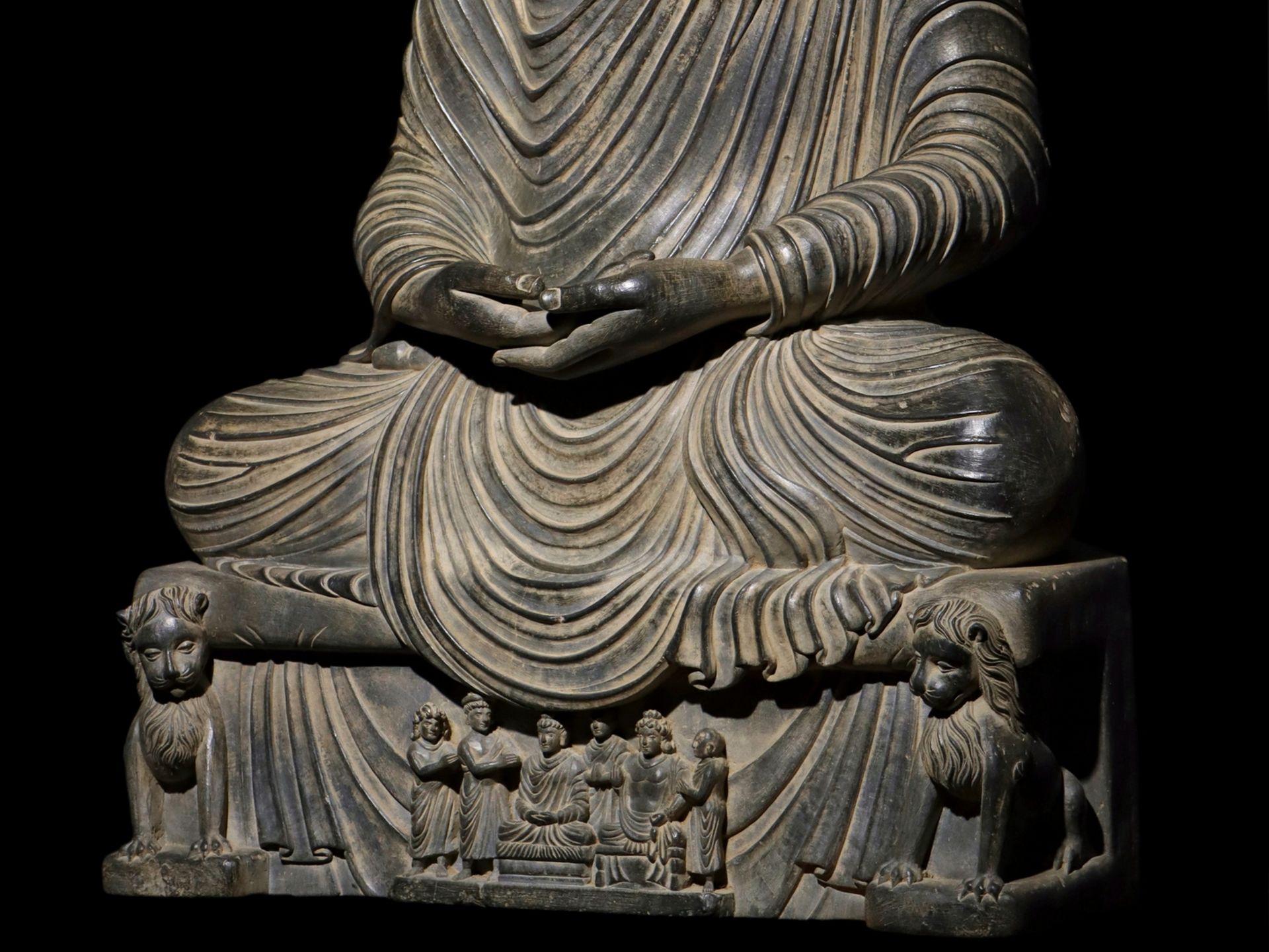 A Chinese stone sculpture, 14TH Century earlier Pr. Collection of NARA private gallary. - Bild 8 aus 9