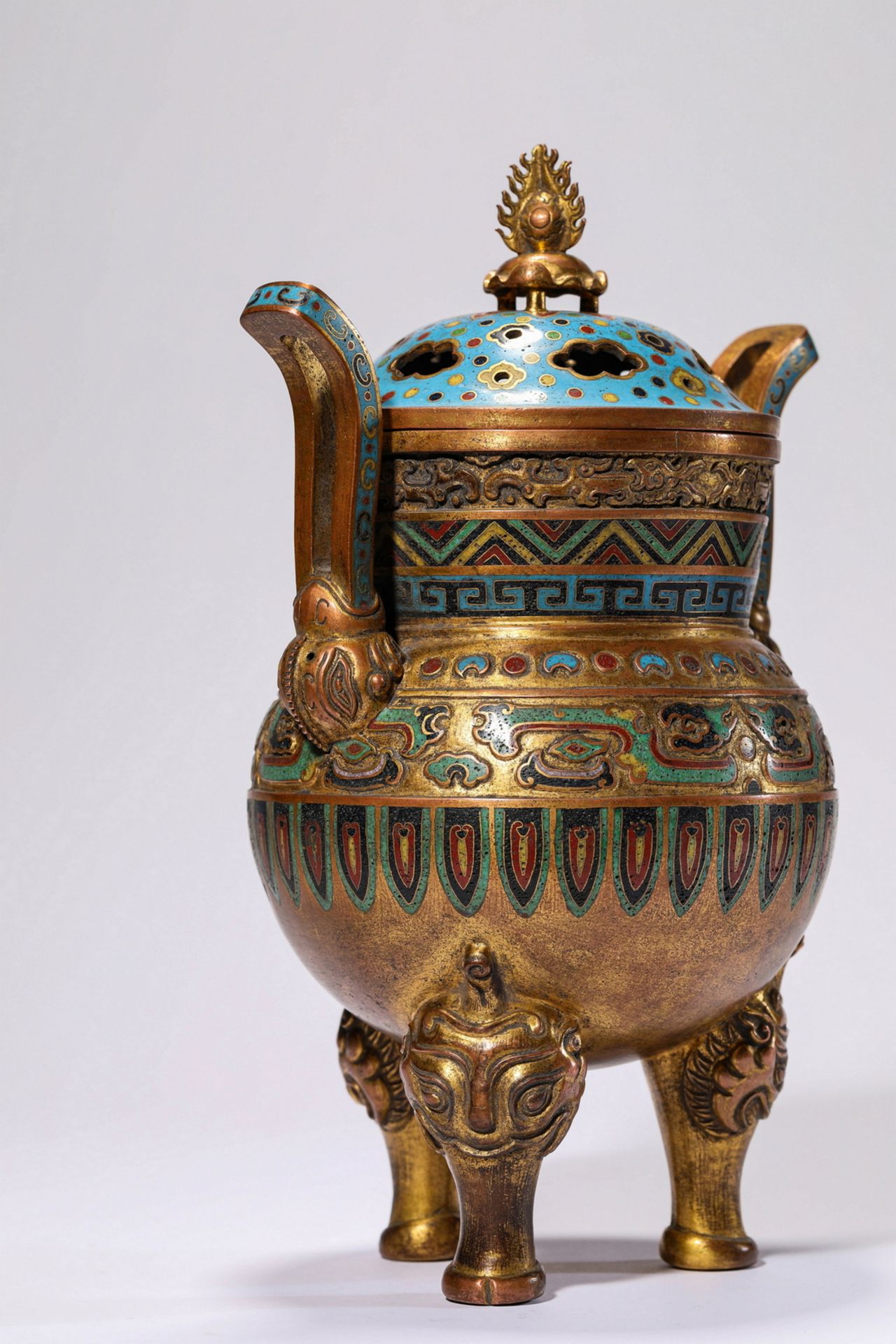 FINE CHINESE CLOISONNE, 17TH/18TH Century Pr.  Collection of NARA private gallary.  - Bild 6 aus 7