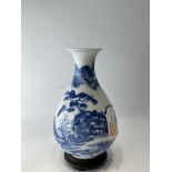 A Chinese Blue&White vase, 18TH/19TH Century Pr. 