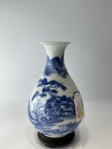 A Chinese Blue&White vase, 18TH/19TH Century Pr.