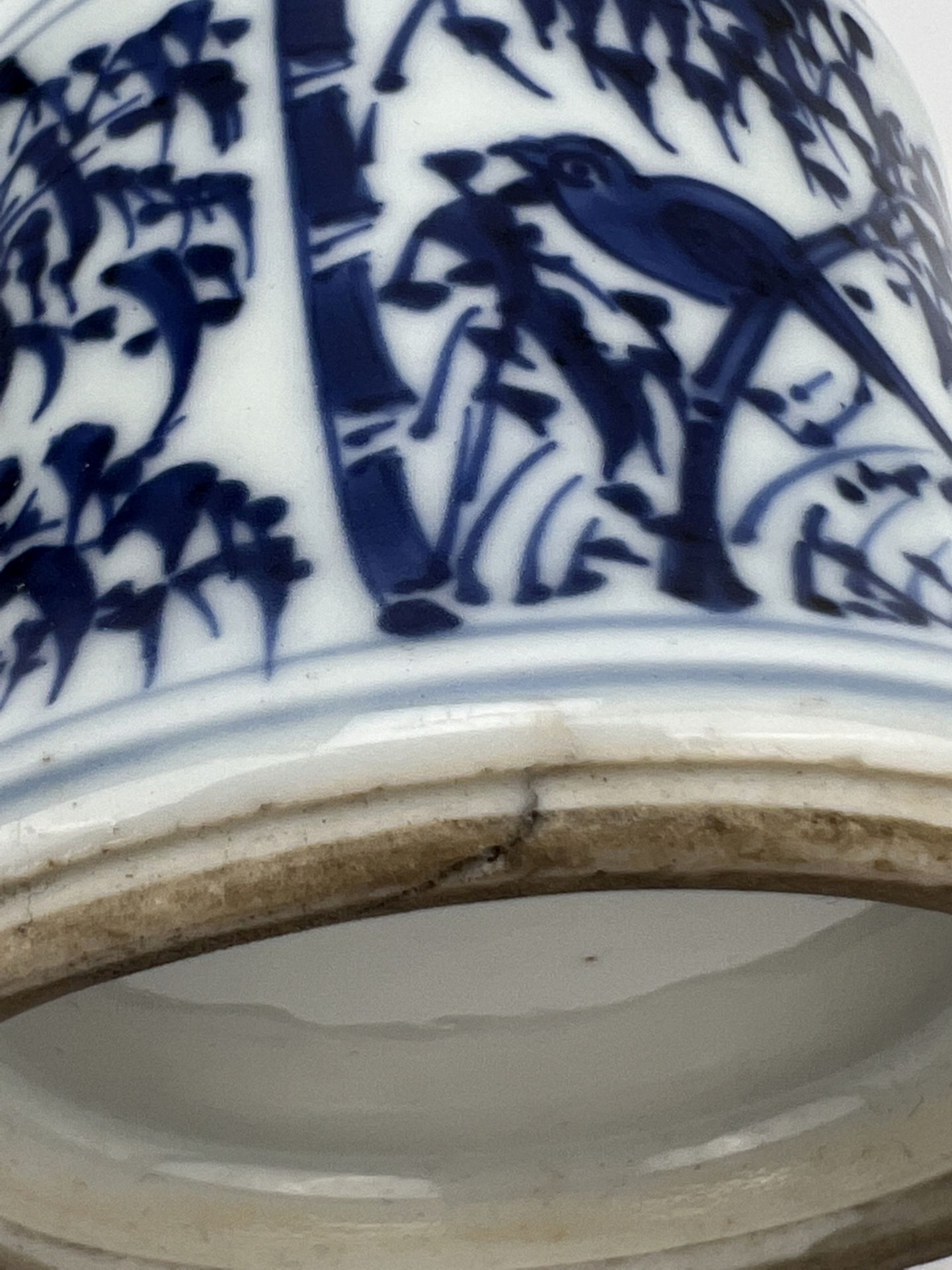 A Chinese Blue&White brushpot, 16TH/17TH Century Pr.  - Image 10 of 10