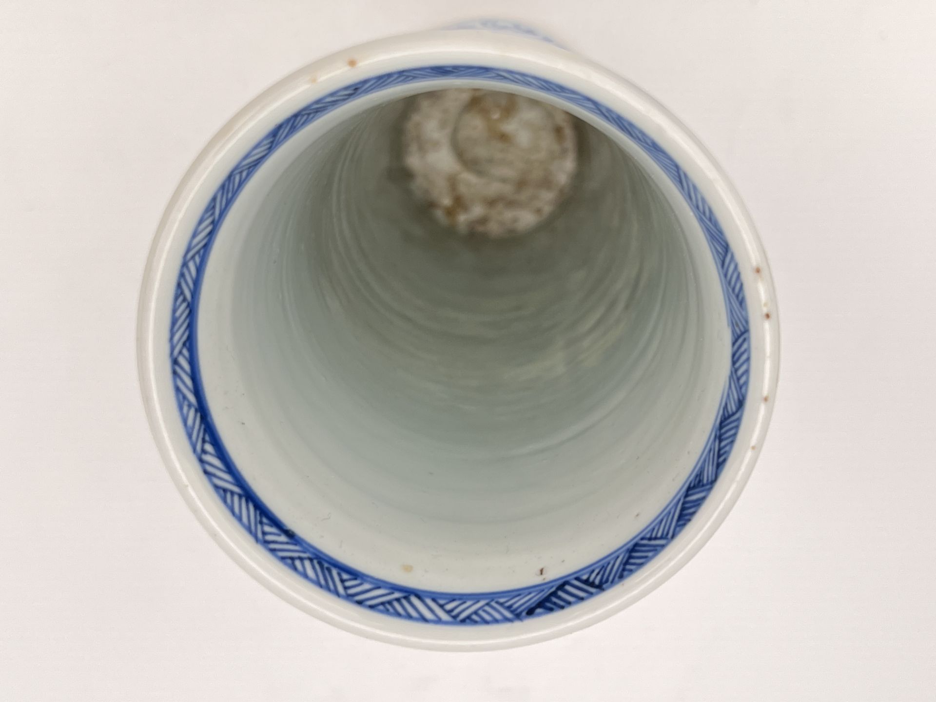 A Chinese Blue&White brushpot, 16TH/17TH Century Pr.  - Image 5 of 10